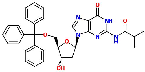 (image for) MC080638 5'-O-Trt-N2-iBu-dG